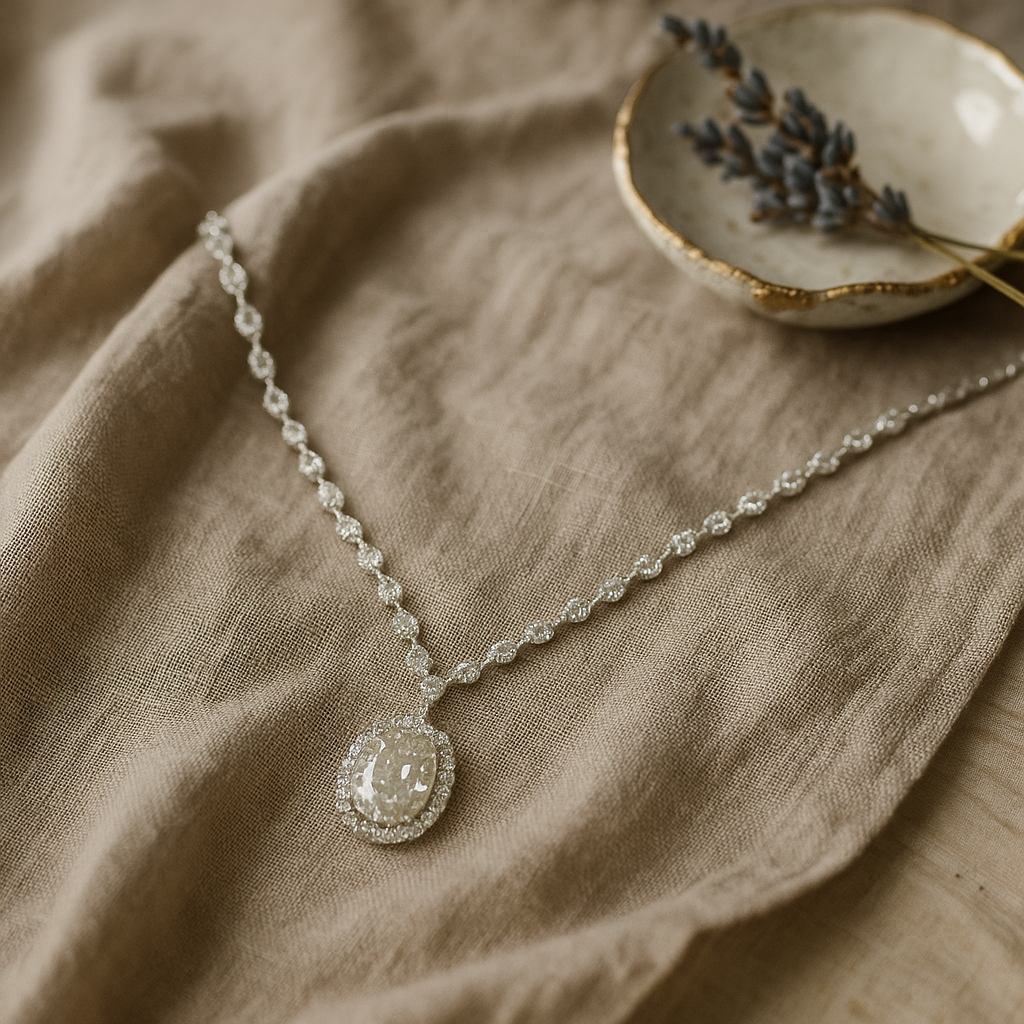 Veshoo Premium Stone-Studded Choker Necklace & Earring Set for Women & Girls For Party