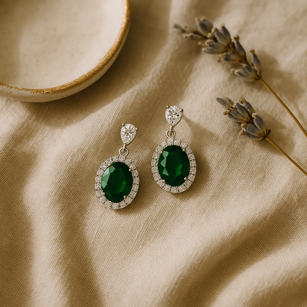 Veshoo Premium Stone-Studded Choker Necklace & Earring Set for Women & Girls For Party