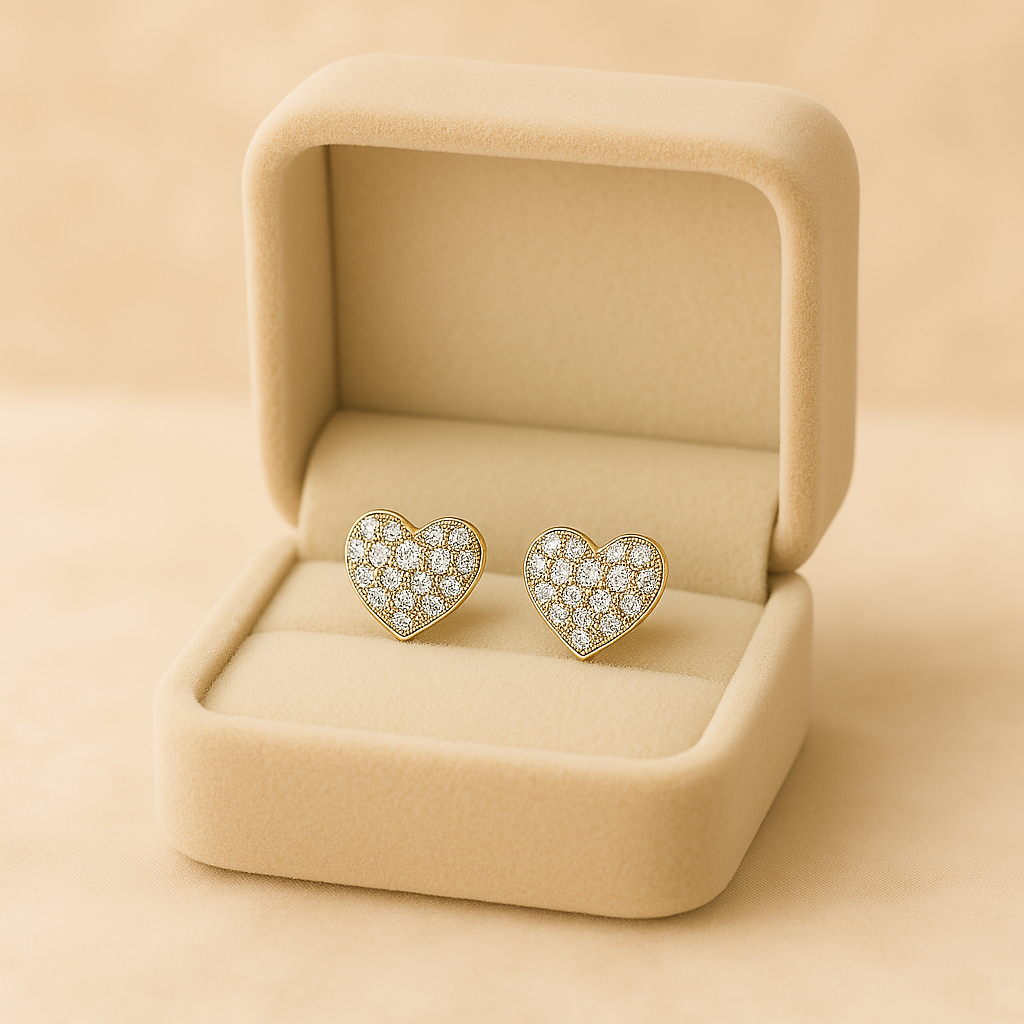 Veshoo Stylish Western Stud Earrings Combo Set of 7 for Women & Girls – AD, Pearl, Star & Heart Designs