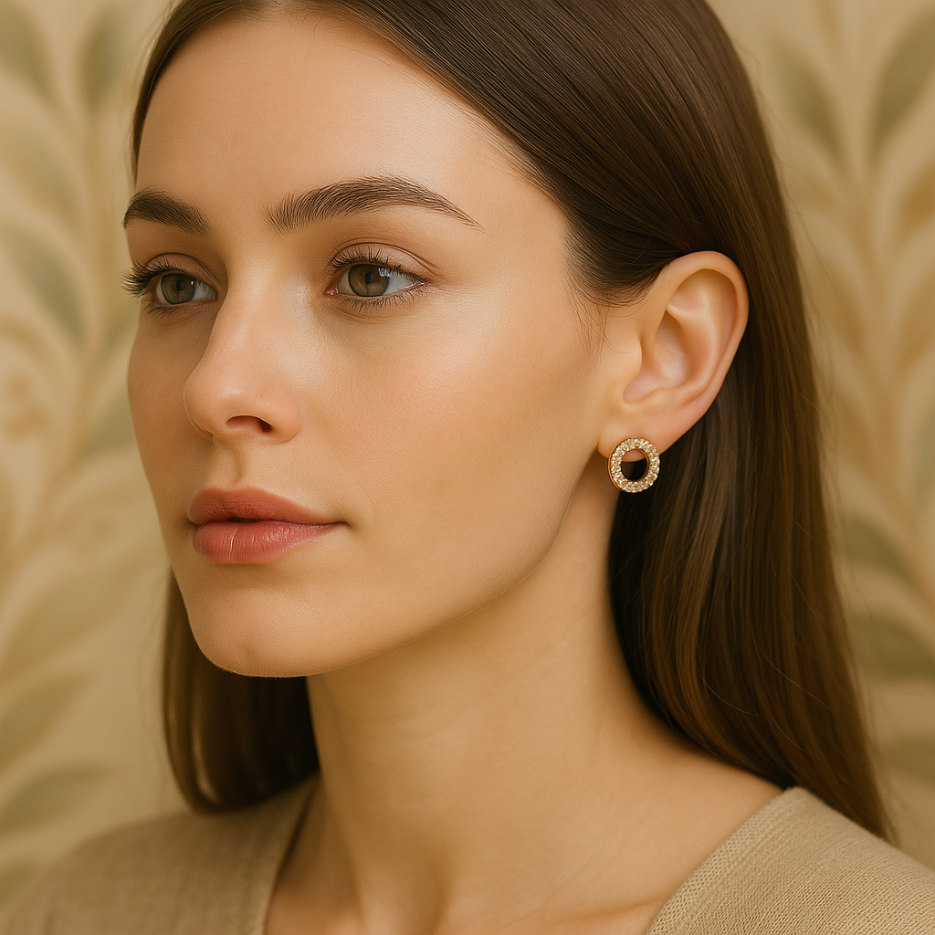 Veshoo Stylish Western Stud Earrings Combo Set of 7 for Women & Girls – AD, Pearl, Star & Heart Designs